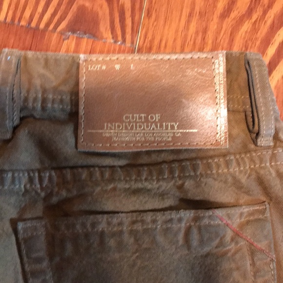 Cult of Individual Mens jeans. 30 x 34. Brown - Picture 5 of 7
